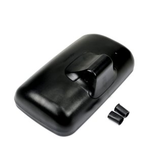 Lusterko uniwersalne 354 x 195 x 115 mocowanie fi22 podgrzewane. regulacja ruchomym wkładem lusterka