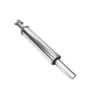 Tłumik okrągły krótki 865mm 4.5kg C-330 (prosty) INOX WARYŃSKI