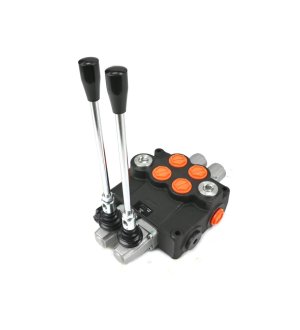 Rozdzielacz hydrauliczny 2-sekcyjny 120L VOIMA