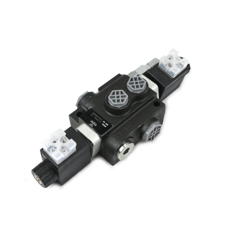 Rozdzielacz hydrauliczny 1-sekcyjny sterowany elektrycznie 12V 40L VOIMA
