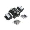 Rozdzielacz hydrauliczny 2-sekcyjny sterowany elektrycznie 12V 40L VOIMA