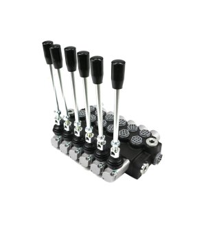 Rozdzielacz hydrauliczny 6-sekcyjny 40L VOIMA