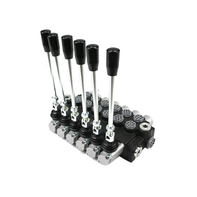 Rozdzielacz hydrauliczny 6-sekcyjny 40L VOIMA