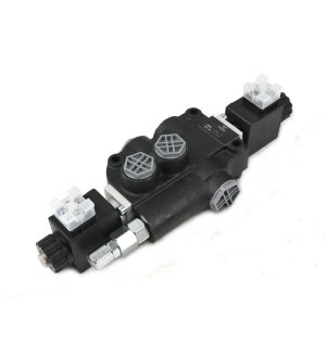 Rozdzielacz hydrauliczny 1-sekcyjny sterowany elektrycznie 12V 80L VOIMA