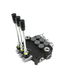 Rozdzielacz hydrauliczny 3-sekcyjny 80L z zatrzaskami VOIMA