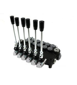 Rozdzielacz hydrauliczny 6-sekcyjny 80L VOIMA