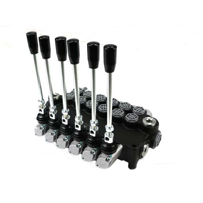 Rozdzielacz hydrauliczny 6-sekcyjny 80L VOIMA