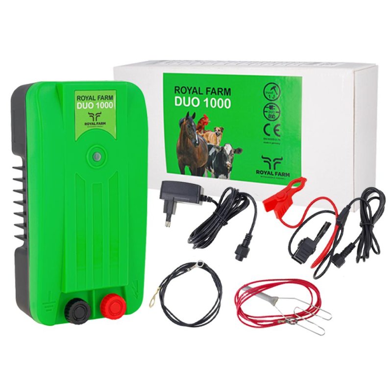 Elektryzator uniwersalny, Pastuch , Duo 1000, Royal Farm