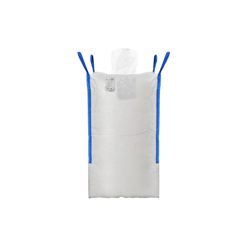 Worek BIG BAG 1000kg. z wkładem foliowym. 95 x 95 x 165. 4 uchwyty. Lej zasypowy / Dół zamknięty. Tasiemka /TEGER