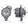 Alternator A124F 14V 44A URSUS 912-1614  EXPOM KWIDZYN eu