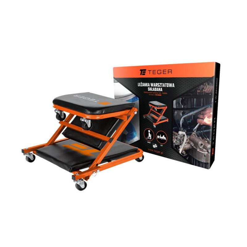 Leżanka warsztatowa - składana / TEGER