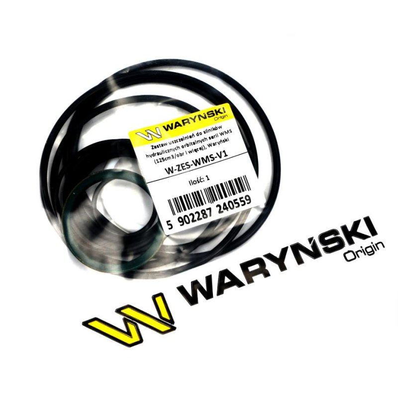 Zestaw uszczelnień do silników hydraulicznych orbitalnych serii WMS (125cm3/obr i więcej), Waryński