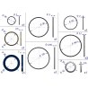 Zestaw uszczelnień do silników hydraulicznych orbitalnych serii WMT, Waryński