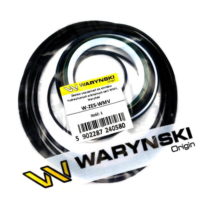 Zestaw uszczelnień do silników hydraulicznych orbitalnych serii WMV, Waryński