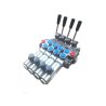 Rozdzielacz hydrauliczny (50 l/m) 4 sekc. ster. ręczno-elektryczne 12 VDC