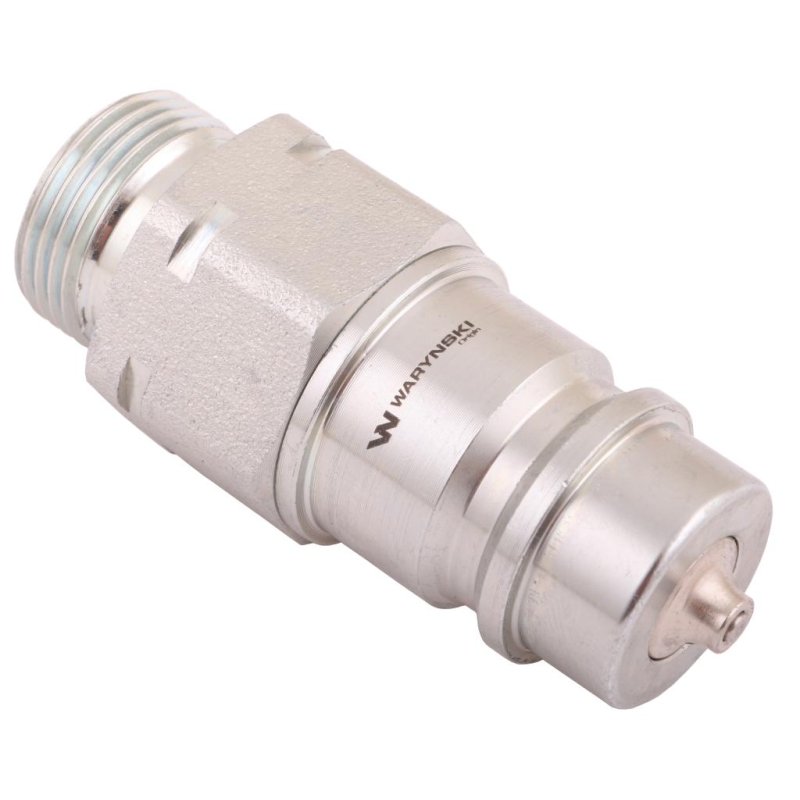 Szybkozłącze hydrauliczne wtyczka M22x1.5 gwint zewnętrzny EURO (9100822W) (ISO 7241-A) Waryński (opakowanie 100szt)