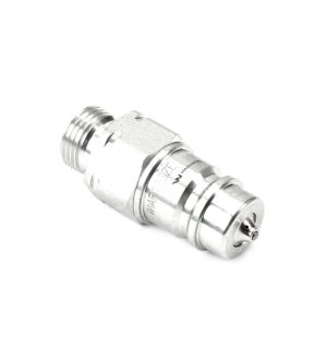 Szybkozłącze hydrauliczne wtyczka G1/2"BSP gwint zewnętrzny  EURO ISO 7241-A z eliminatorem ciśnienia Waryński