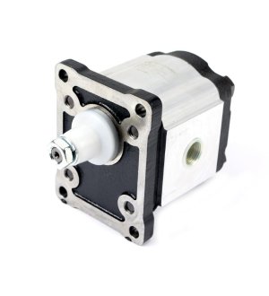 Pompa hydrauliczna zębata 14.0cm3 (grupa 2 - typ europejski) wałek 1:8 przyłącza gwintowane (obroty prawe) max.260 bar Waryński