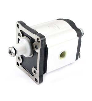 Pompa hydrauliczna zębata 20.0cm3 (grupa 2 - typ europejski) wałek 1:8 przyłącza gwintowane (obroty prawe) max.210 bar Waryński