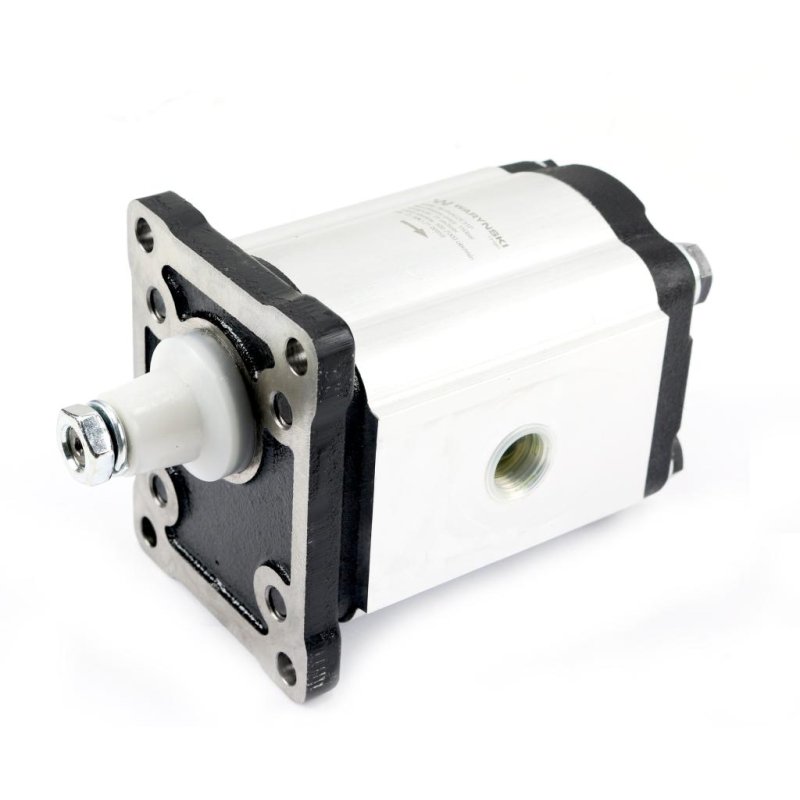 Pompa hydrauliczna zębata 28.0cm3 (grupa 2 - typ europejski) wałek 1:8 przyłącza gwintowane (obroty prawe) max.160 bar Waryński