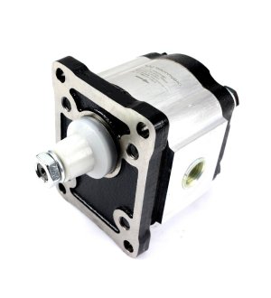 Pompa hydrauliczna zębata 4.0cm3 (grupa 2 - typ europejski) wałek 1:8 przyłącza gwintowane (obroty prawe) max.260 bar Waryński