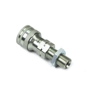 Szybkozłącze hydrauliczne gniazdo z eliminatorem ciśnienia long M20x1.5 gwint zewnętrzny EURO (ISO 7241-A) Waryński