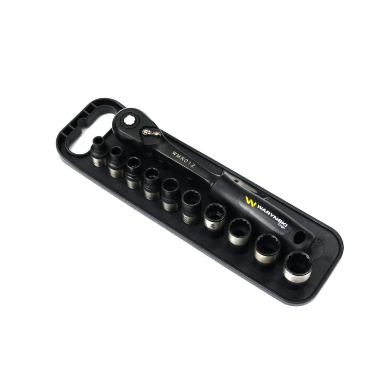 Zestaw 12 el. nasadki 3/8  przedłużka 7.5 cm grzechotka  6 7 8 9 10 11 12 13 14 15 Waryński