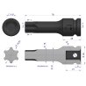 Nasadka udarowa 1/2" gwiazdkowa STAR T70 Waryński