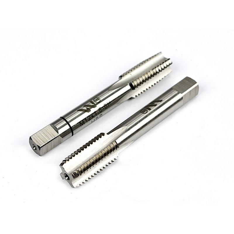Gwintowniki komplet 2 szt do gwintu metrycznego drobnozwojnego DIN2181 M12X1.5 Waryński