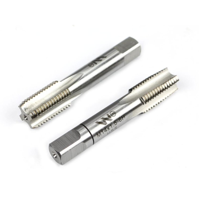 Gwintowniki komplet 2 szt do gwintu metrycznego drobnozwojnego DIN2181 M14X1.5 Waryński