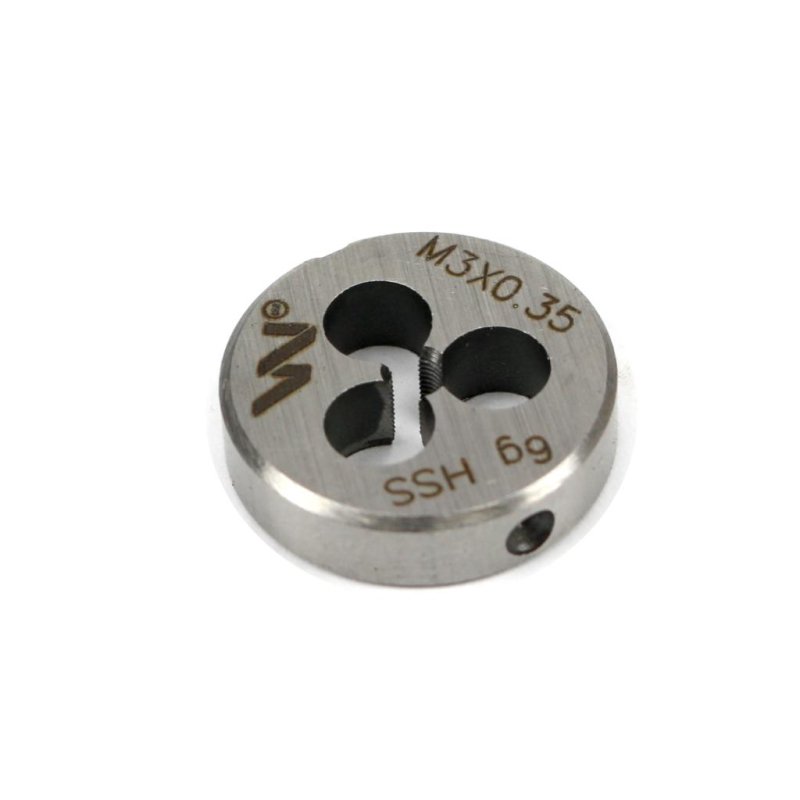 Narzynka do gwintu metrycznego drobnozwojnego DIN223 M3X0.35 Waryński