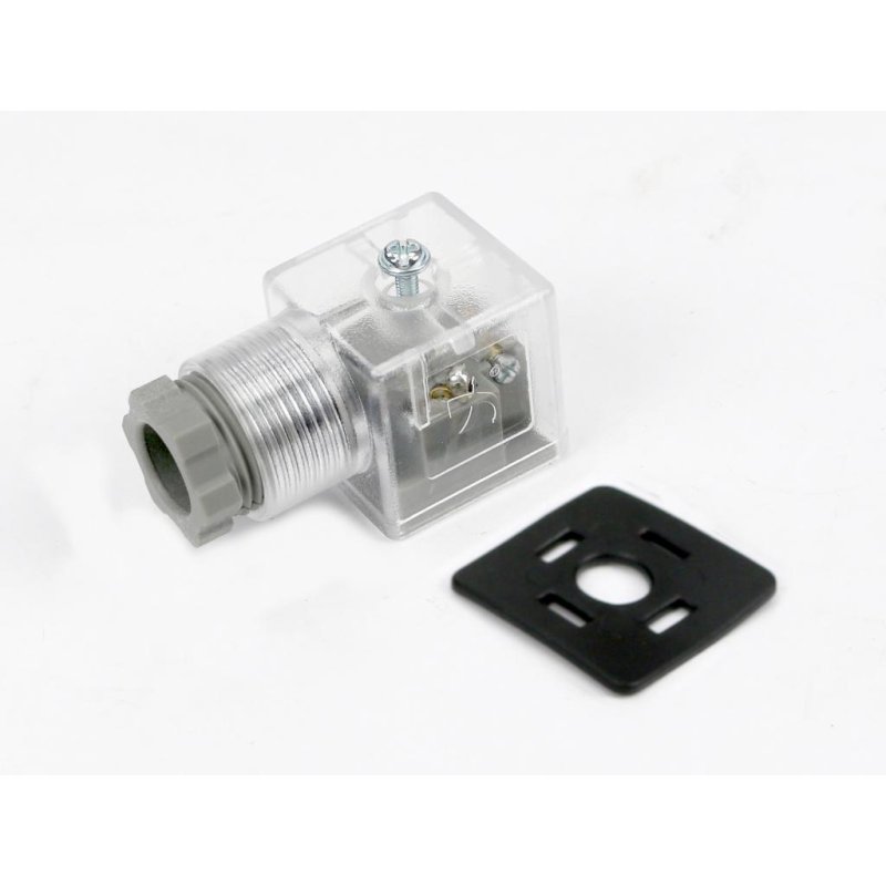 Wtyczka elektryczna (SP666) do zasilania cewek elektromagnetycznych 12V I 24V z diodą i uszczelką VOIMA