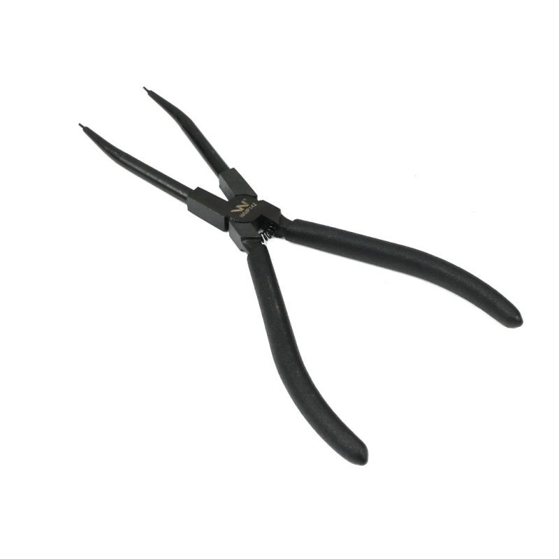 Specjalistyczne szczypce z długimi szczękami do pierścieni osadczych  8" wewnętrzne proste Waryński