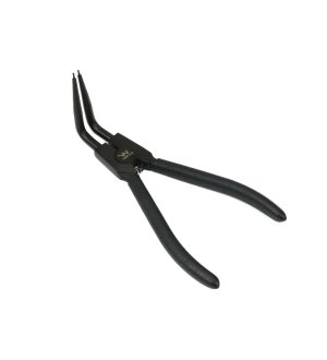 Specjalistyczne szczypce z długimi szczękami do pierścieni osadczych  8" zewnętrzne wygięte Waryński