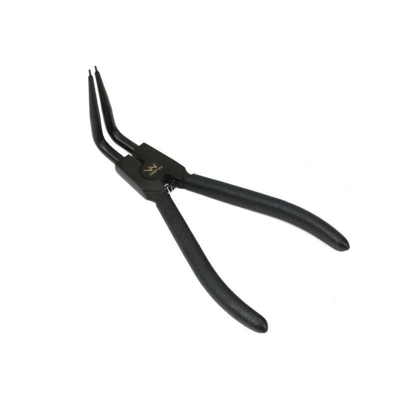 Specjalistyczne szczypce z długimi szczękami do pierścieni osadczych  8" zewnętrzne wygięte Waryński
