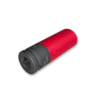 Nasadka udarowa 1/2 ze stali CrMo 21mm z magnesem i osłoną do felg aluminiowych Waryński