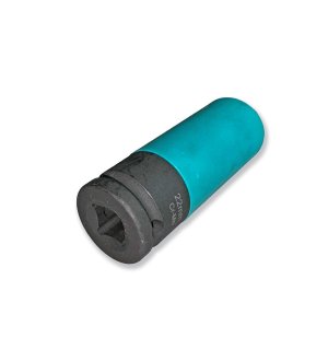 Nasadka udarowa 1/2 ze stali CrMo 22mm z magnesem i osłoną do felg aluminiowych Waryński