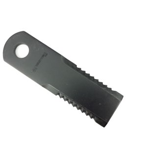 Nóż, obrotowy rozdrabniacz słomy sieczkarnia uzębiony 173x50x4.5mm otwór 20 zastosowanie 84068444 New Holland WARYŃSKI, Waryński