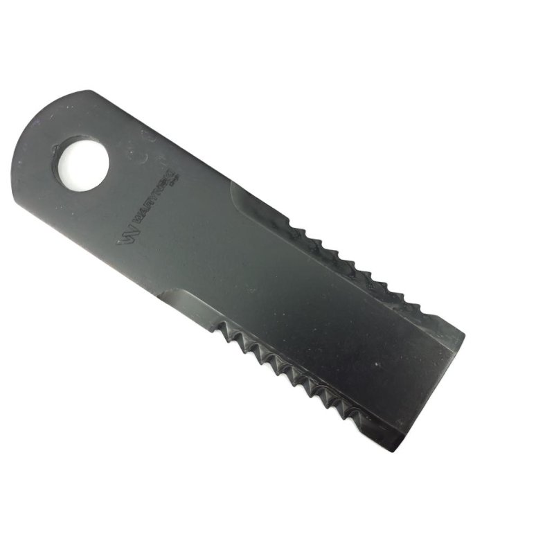 Nóż, obrotowy rozdrabniacz słomy sieczkarnia uzębiony 173x50x4.5mm otwór 20 zastosowanie 84068444 New Holland WARYŃSKI, Waryński