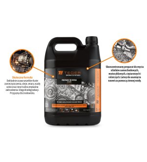 Preparat do mycia silników 5l / (Płyn) TEGER