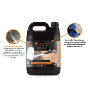 Preparat do myjek wysokociśnieniowych - uniwersalny 5l / TEGER
