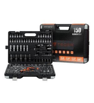 Zestaw kluczy nasadowych 150 szt / TEGER