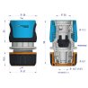 Szybkozłączka 1/2"  - z waterstop / TEGER