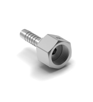 Zakucie hydrauliczne DKL DN13 M22x1.5 uszczelnienie czołowe/płaskie PREMIUM Waryński ( sprzedawane po 20 )