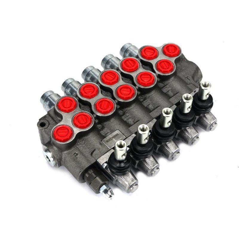 Rozdzielacz sterowany ręcznie 5 sekcyjny 60l/min.