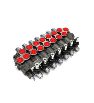 Rozdzielacz sterowany ręcznie 7 sekcyjny 60l/min.