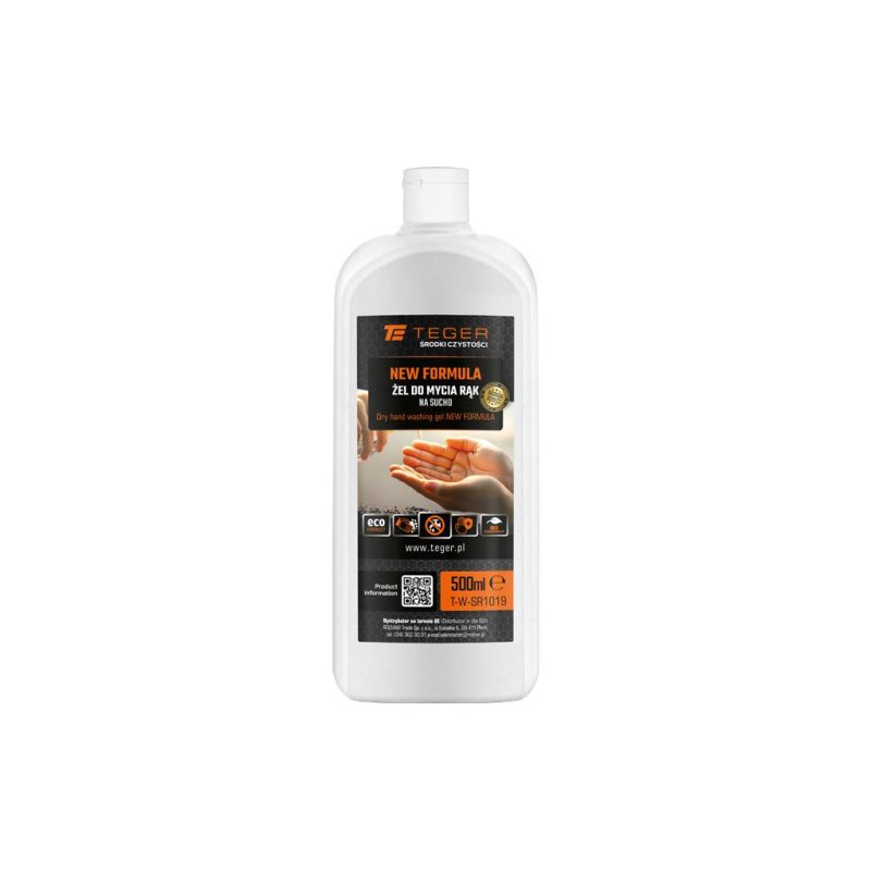 Żel do mycia rąk na sucho NEW FORMULA 500ml / TEGER