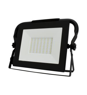 Naświetlacz LED SMD 50W 6500K 4320LM IP65 CZARNY PRZENOŚNY PRZEWÓD 1.5M