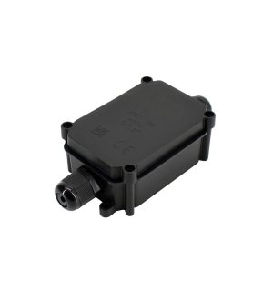 Uniwersalna hermetyczna prostokątna puszka łączeniowa z dławicami x2 IP66