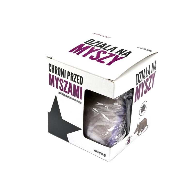 Naturalny odstraszacz na myszy KUNAGONE (sprzedawane po 2 )